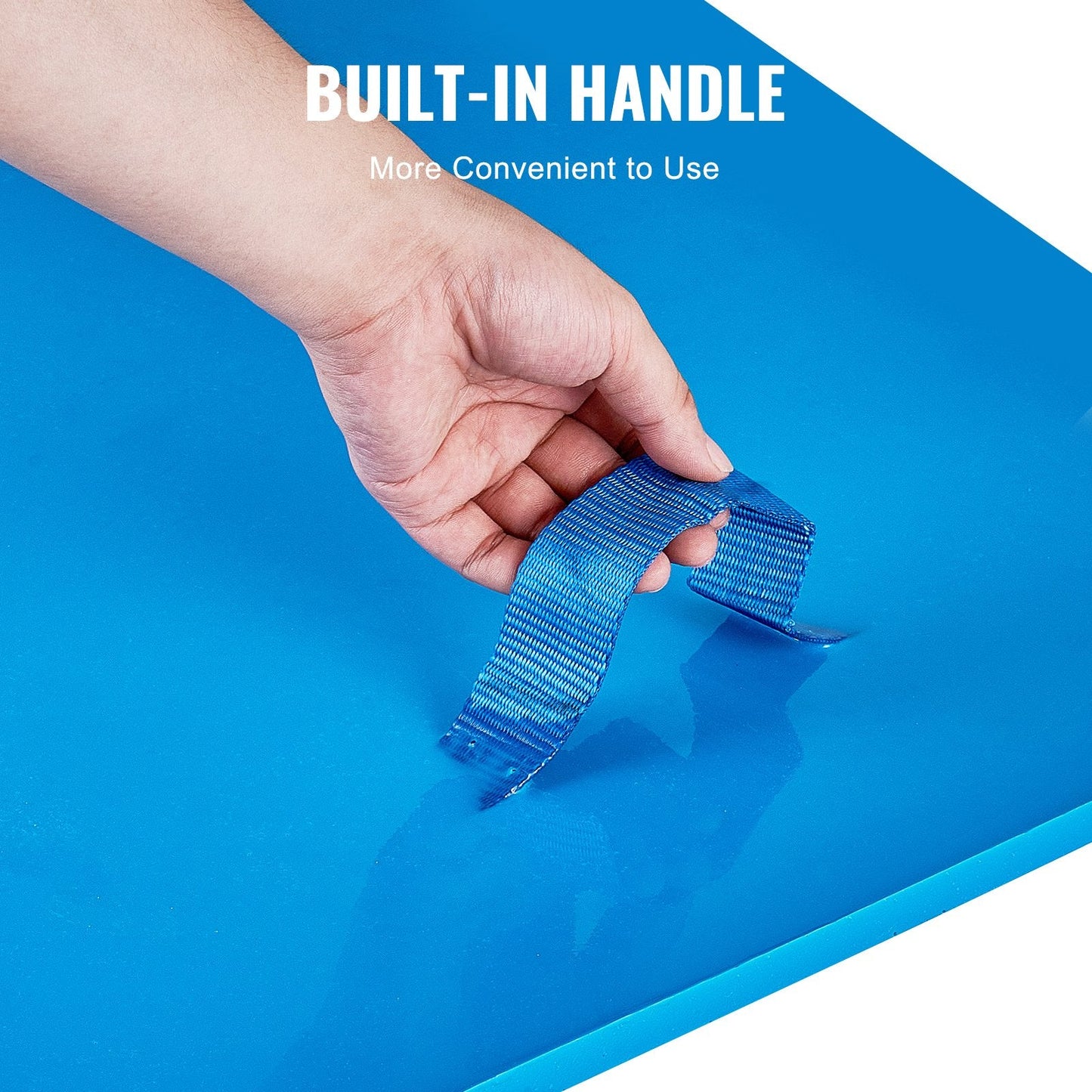 Polyurethane Slate Stone Texture Mats, 7-Piece Set, 0.6m Square, 27.9 kg