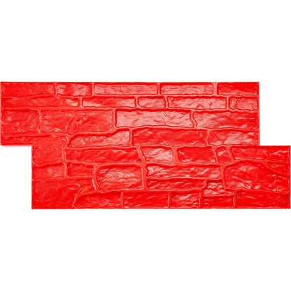 Polyurethane Concrete Texture Mat, Slate Stone, 0.74 x 0.33m, 4.7 kg