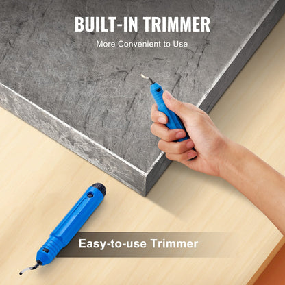 Concrete Stamp Mats Set - 4 Pcs Slate Stone Texture, 0.9m & 0.5m, Polyurethane