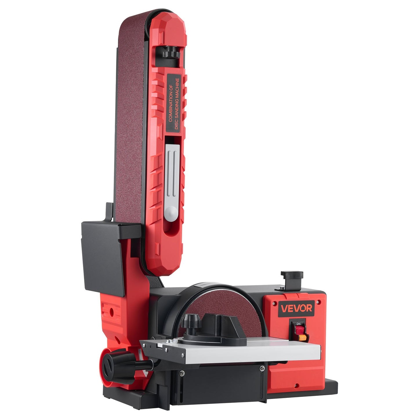 152.4mm Disc Sander & 101.6mm x 914.4mm Belt Sander, 400W Professional Belt Disc Sanders Combo with 0 - 45° Adjustable Worktable, Dust Collection Port for Woodworking & DIY Crafting