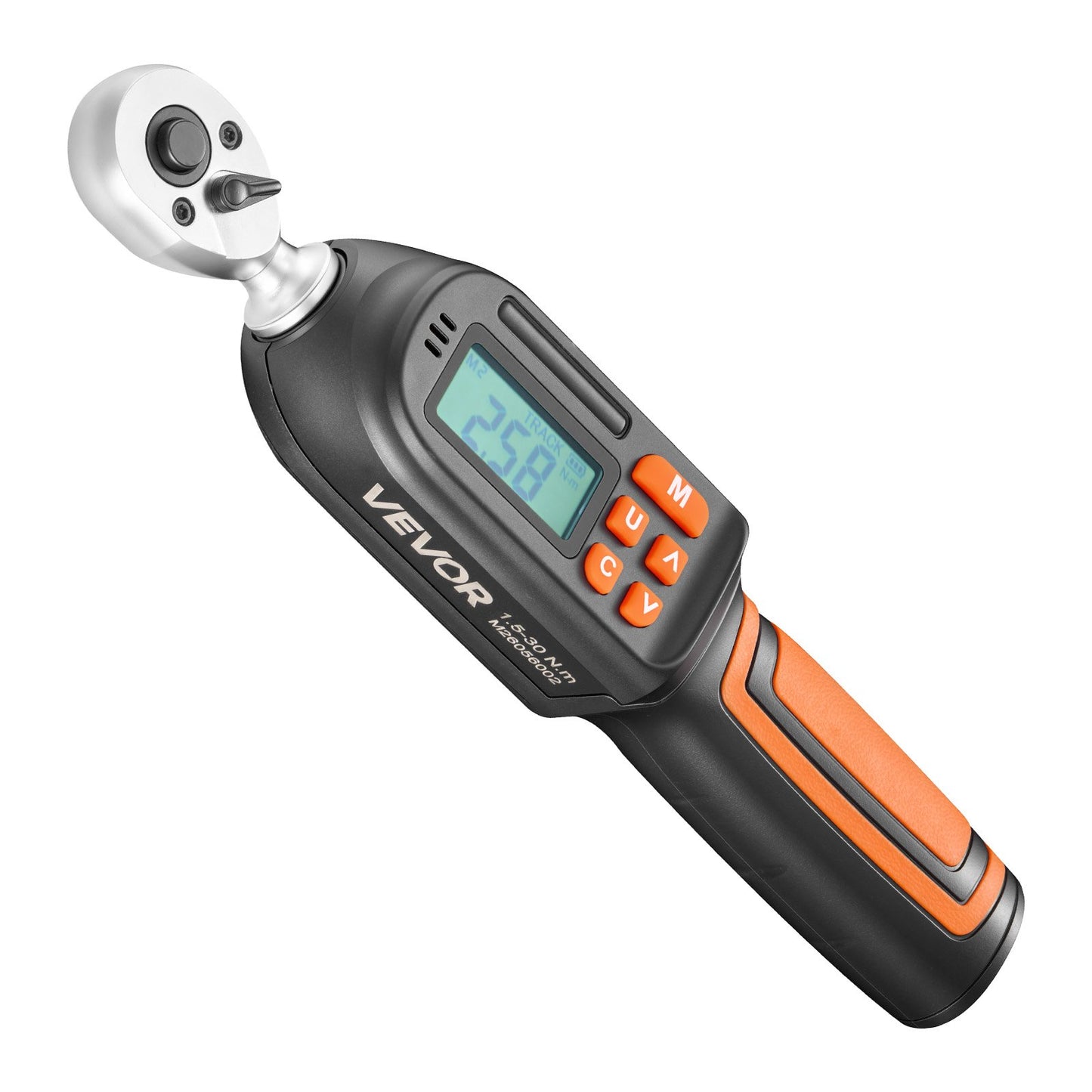 Torque Wrench Set 1/4" Drive 42-Piece Digital Torque Wrench 4 Units, ±2% Accuracy, LCD Screen, with Buzzer and LED Indicator, with Sockets, Bits, Extension Bar, Adapter, for Automotive Repair