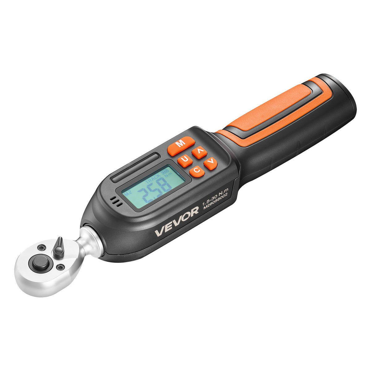 Torque Wrench Set 1/4" Drive 42-Piece Digital Torque Wrench 4 Units, ±2% Accuracy, LCD Screen, with Buzzer and LED Indicator, with Sockets, Bits, Extension Bar, Adapter, for Automotive Repair