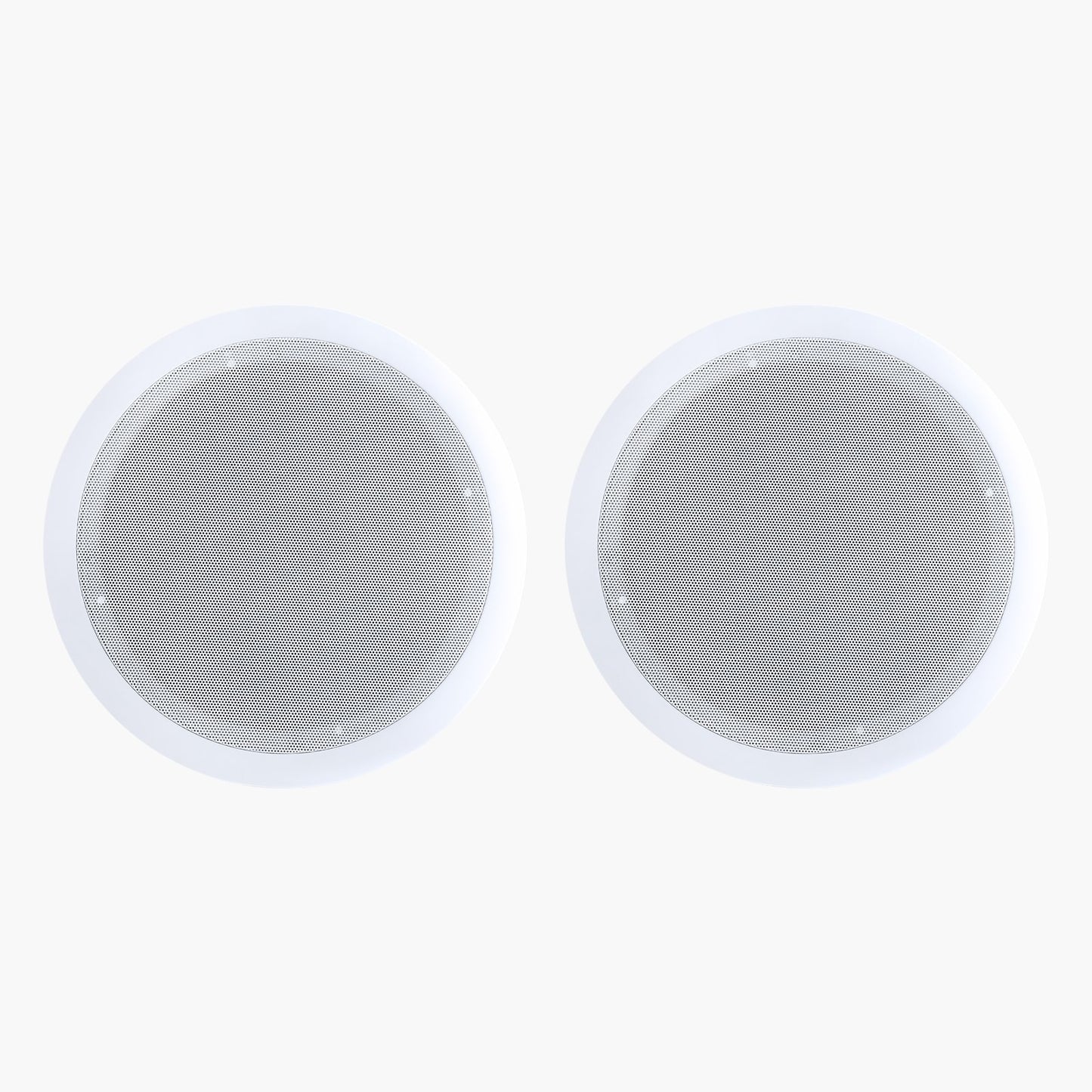 In Ceiling Speakers, 203.2 mm, In-Ceiling & In-Wall Speaker System, Hi-Fi Sound, 150W Peak, 2-Way Flush Mount Speakers, for Damp Humid Placement, Home Theater, Living Room, Covered Patio, 1 Pair