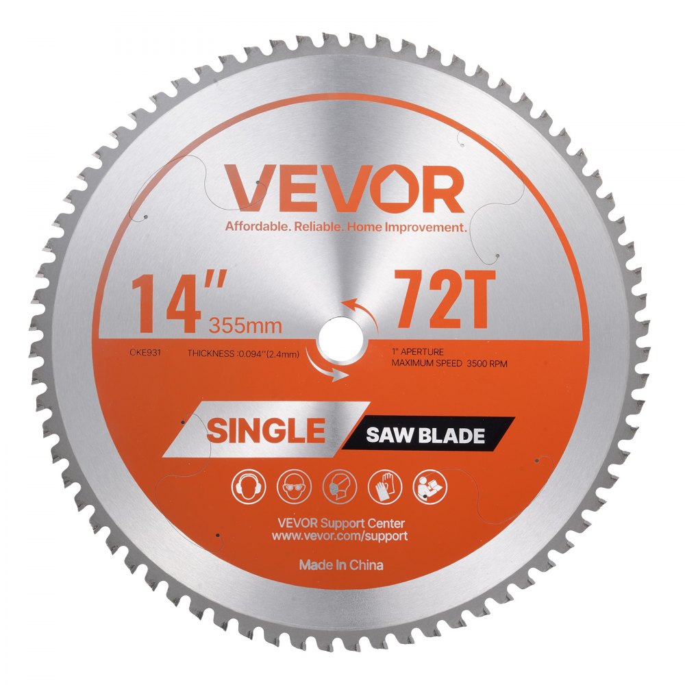 Circular Saw Blade Metal Cutting Blade for Circular Saw 355mm 72 Teeth