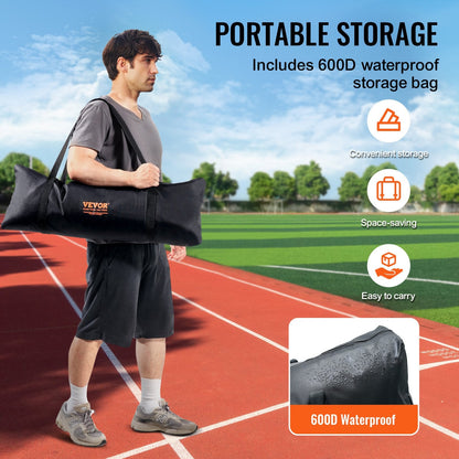 Portable Sports Backstop Net, 3.66x2.74m Barrier for Training & Practice