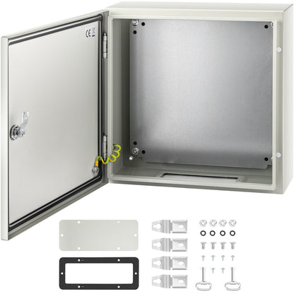 VEVOR Steel Electrical Box Electrical Enclosure Box 16x16x6'' Carbon Steel IP65