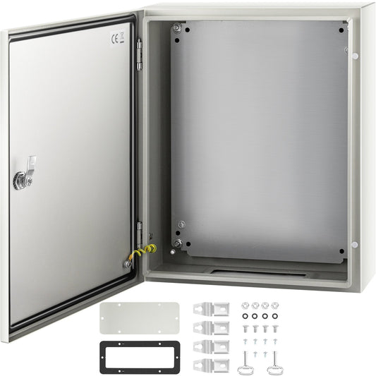 VEVOR Steel Electrical Box Electrical Enclosure Box 20x16x6'' Carbon Steel IP65