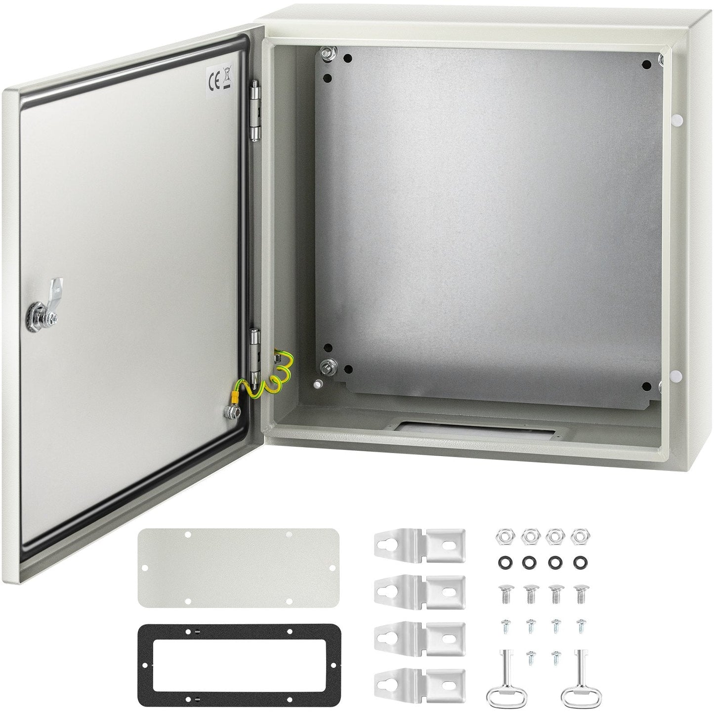 NEMA 4X Steel Electrical Box, 50 x 50 x 15 cm, IP66 Waterproof & Dustproof
