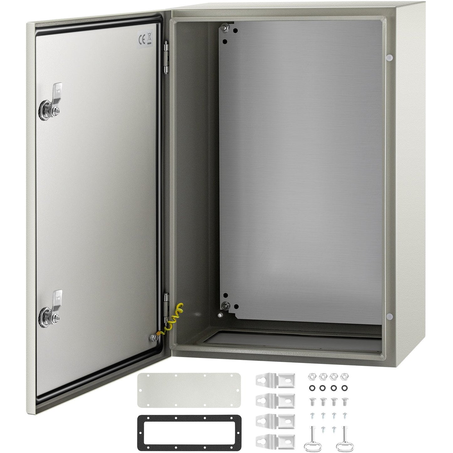 Steel Electrical Enclosure Box, IP66, 60x40x25 cm, Lockable & Waterproof