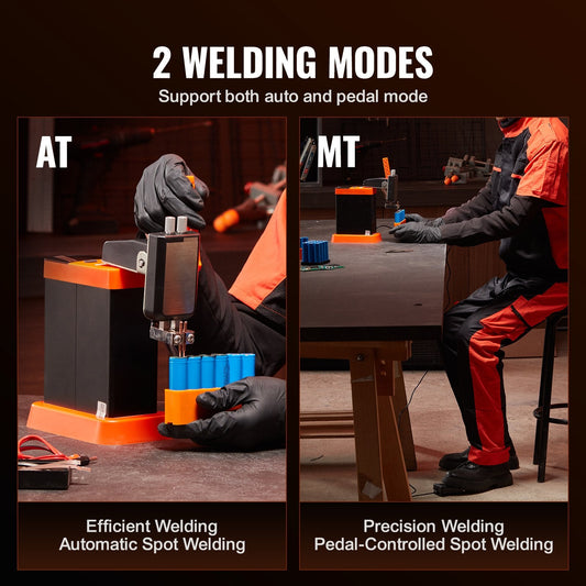 14.5KW Portable Battery Spot Welder with LED Display, 0.1-0.3mm Nickel Welding