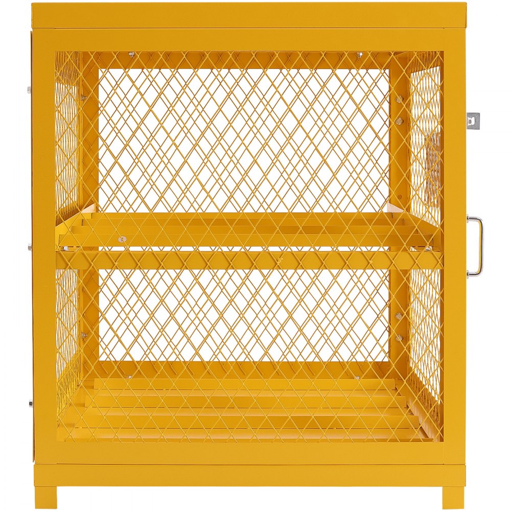 VEVOR Horizontal Cylinder Storage Cabinet 4x33lb Capacity Propane Storage Cage