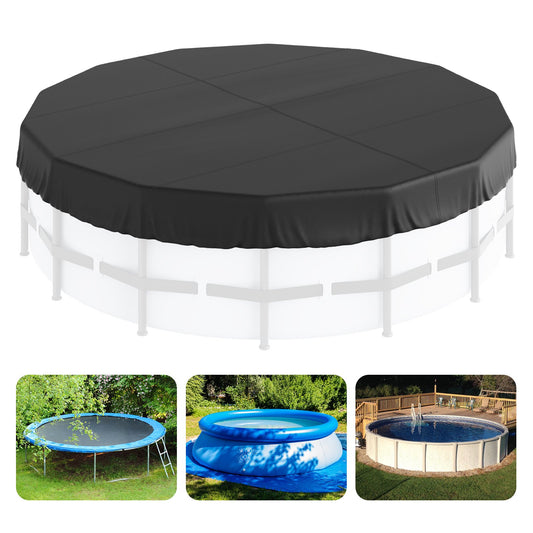 VEVOR 4.57m Round Pool Cover, Solar Covers for Above Ground Pools, Safety Pool Cover