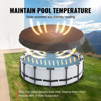 VEVOR 5.49m Round Pool Cover, Solar Covers for Above Ground Pools, Safety Pool Cover