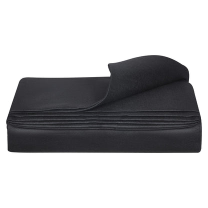 24ft Round Pool Liner Pad, Pool Liner Pad for Above Ground Swimming Pools, Extra-Thick Pool Mat, Prevents Punctures, Recycled Geotextile Material Underlayment Pad, Extend Liner Life