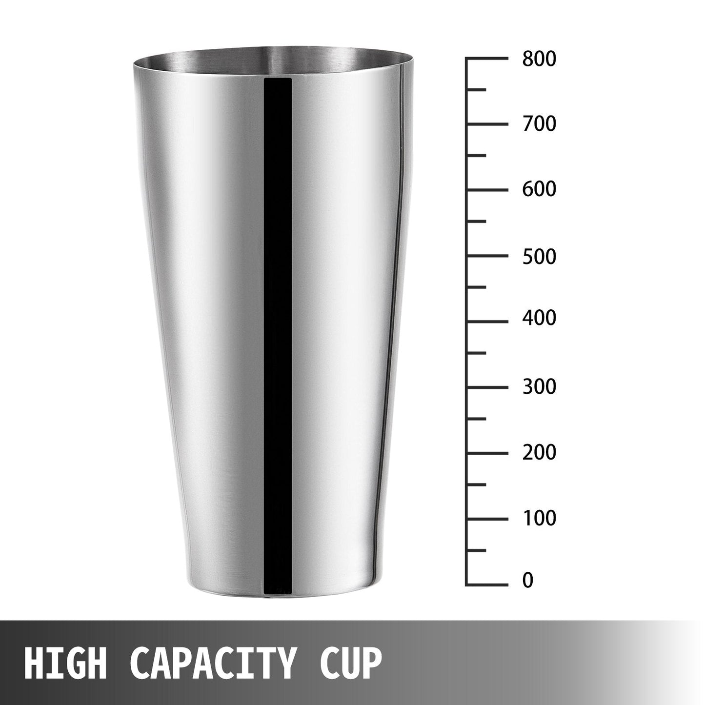 Electric Milkshake Maker Kit, Stainless Steel, 800ml, 4kg, Two-Speed Design