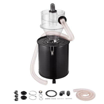 Cyclone Dust Separator with 0.42m Drum for 50L Tank, Easy Installation