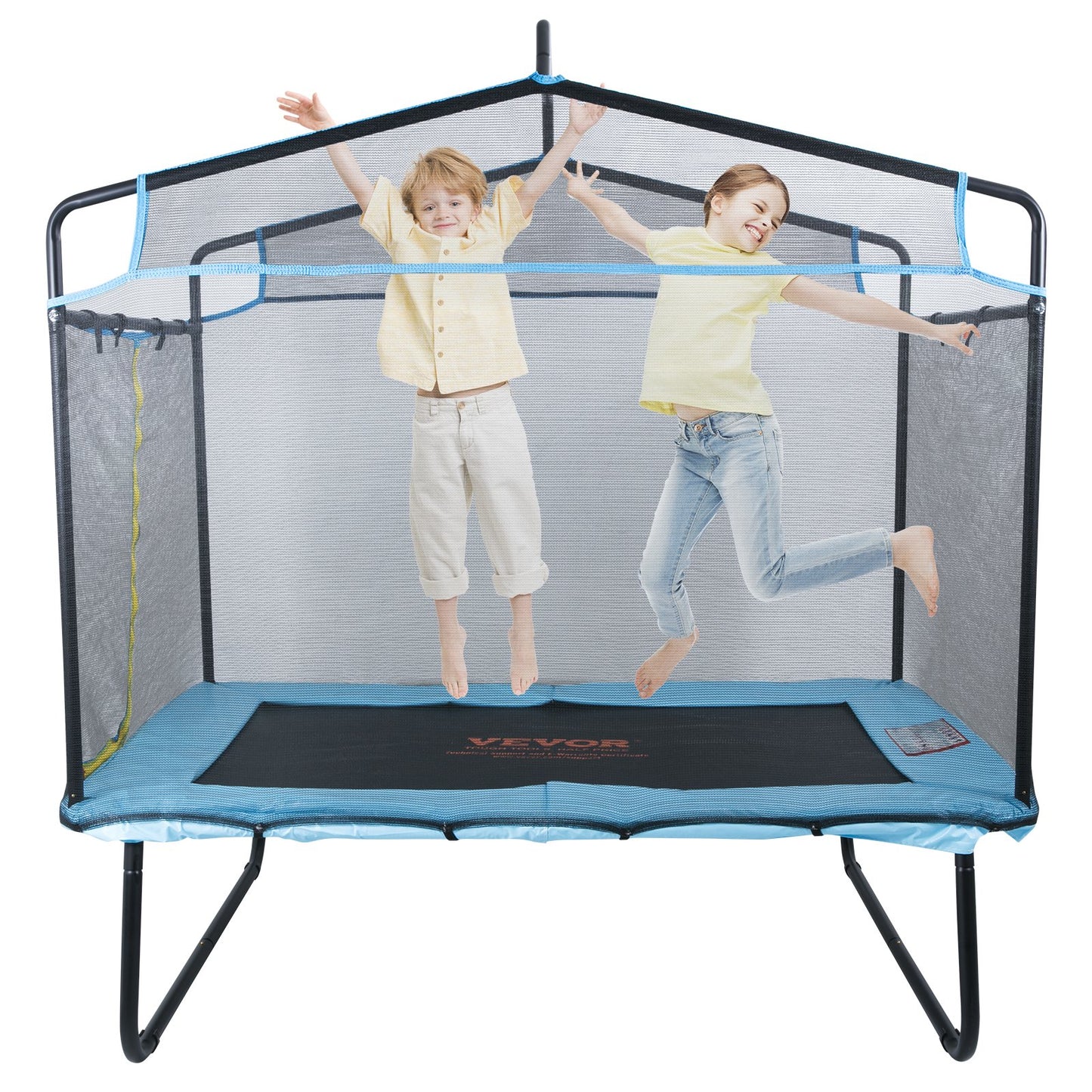 VEVOR 6FT Trampoline for Kids, 72" Indoor/Outdoor Toddlers Trampoline, Mini Baby