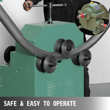 Electric Pipe Tube Bender with 9 Round & 8 Square Die Set, 1500W, 234kg