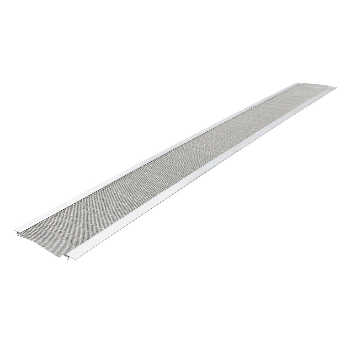Gutter Guard, 152.4 mm Aluminum Gutter Cover with Stainless Steel Micro Mesh, Heavy-Duty 14.63 m Length, 1.02 mm Thick, Leaf Guard for Debris and Pine Needles, Easy DIY, Screws Include, 12 PCS
