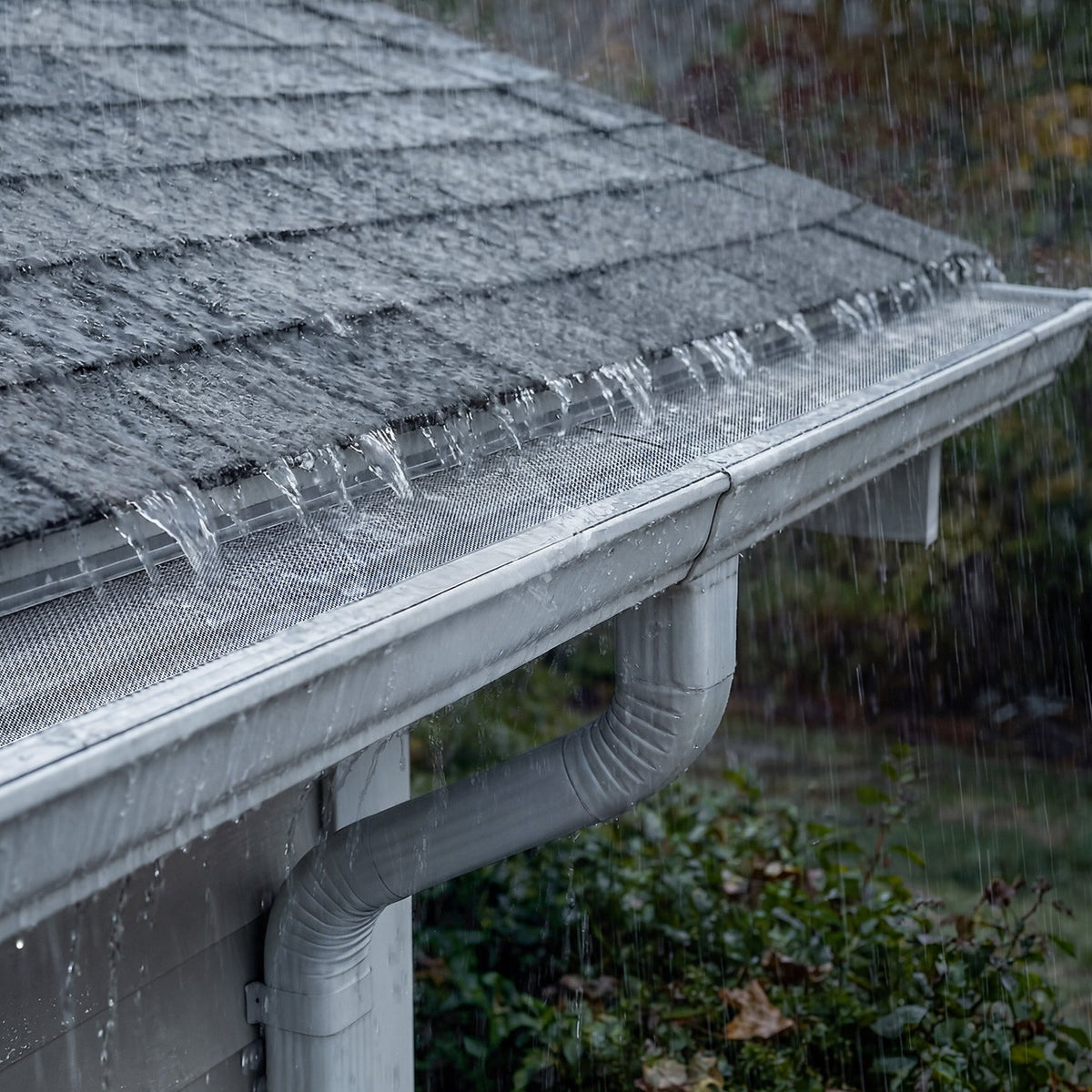 Gutter Guard, 127mm Aluminum Gutter Cover with Stainless Steel Micro Mesh, Heavy-Duty 30.48m Length, 1.02mm Thickness, Leaf Guard for Debris and Pine Needles, Easy DIY, Screws Include, 20 PCS