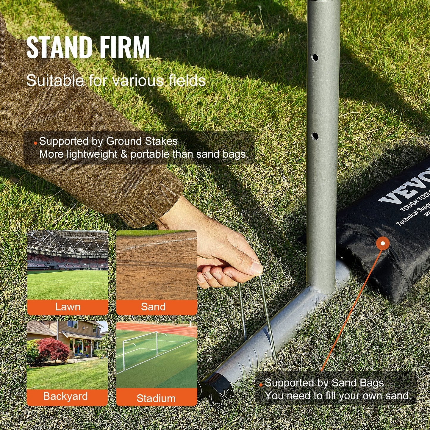 9-Pocket Baseball & Softball Pitching Net with Adjustable Height, 0.53m x 0.74m