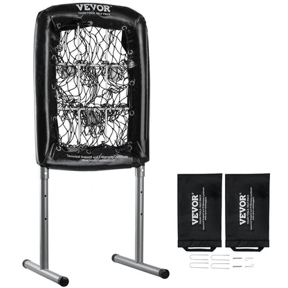 VEVOR 9 Hole Baseball Softball Pitching Net 9 Pocket Hitting Practice 21"x29"