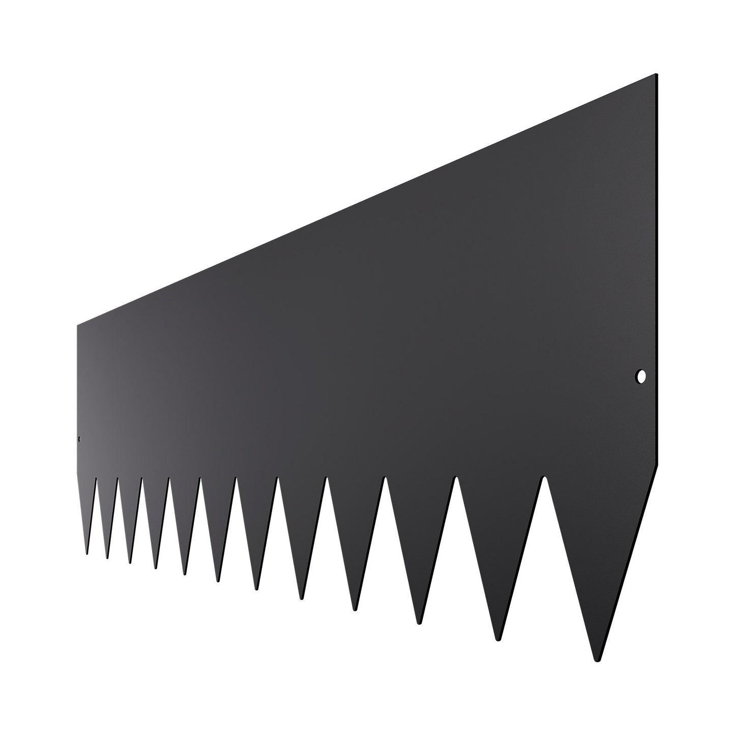 Steel Landscape Edging, 4 Packs 1016 x 304.8 mm Rust-Resistant Metal Landscape Edging, Bendable Garden Edging Border, Heavy Duty Lawn Edging, Easy-to-Install, Flower Bed Yard Pathway Divider Black