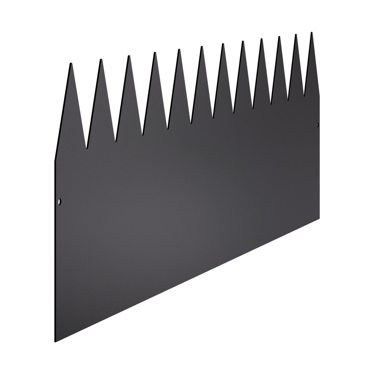 Steel Landscape Edging, 4 Packs 1016 x 304.8 mm Rust-Resistant Metal Landscape Edging, Bendable Garden Edging Border, Heavy Duty Lawn Edging, Easy-to-Install, Flower Bed Yard Pathway Divider Black