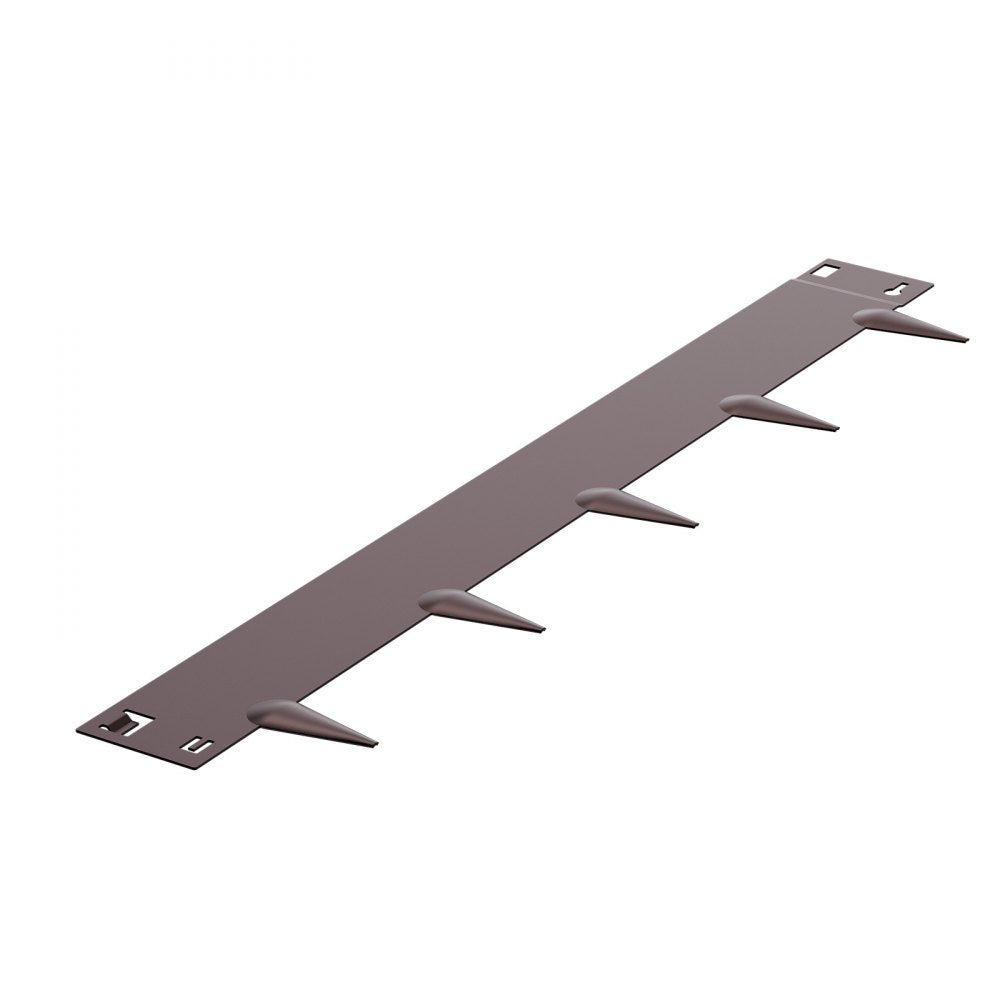 Steel Landscape Edging 5 Packs 39 x 4in Rust-Resistant for Yard Brown