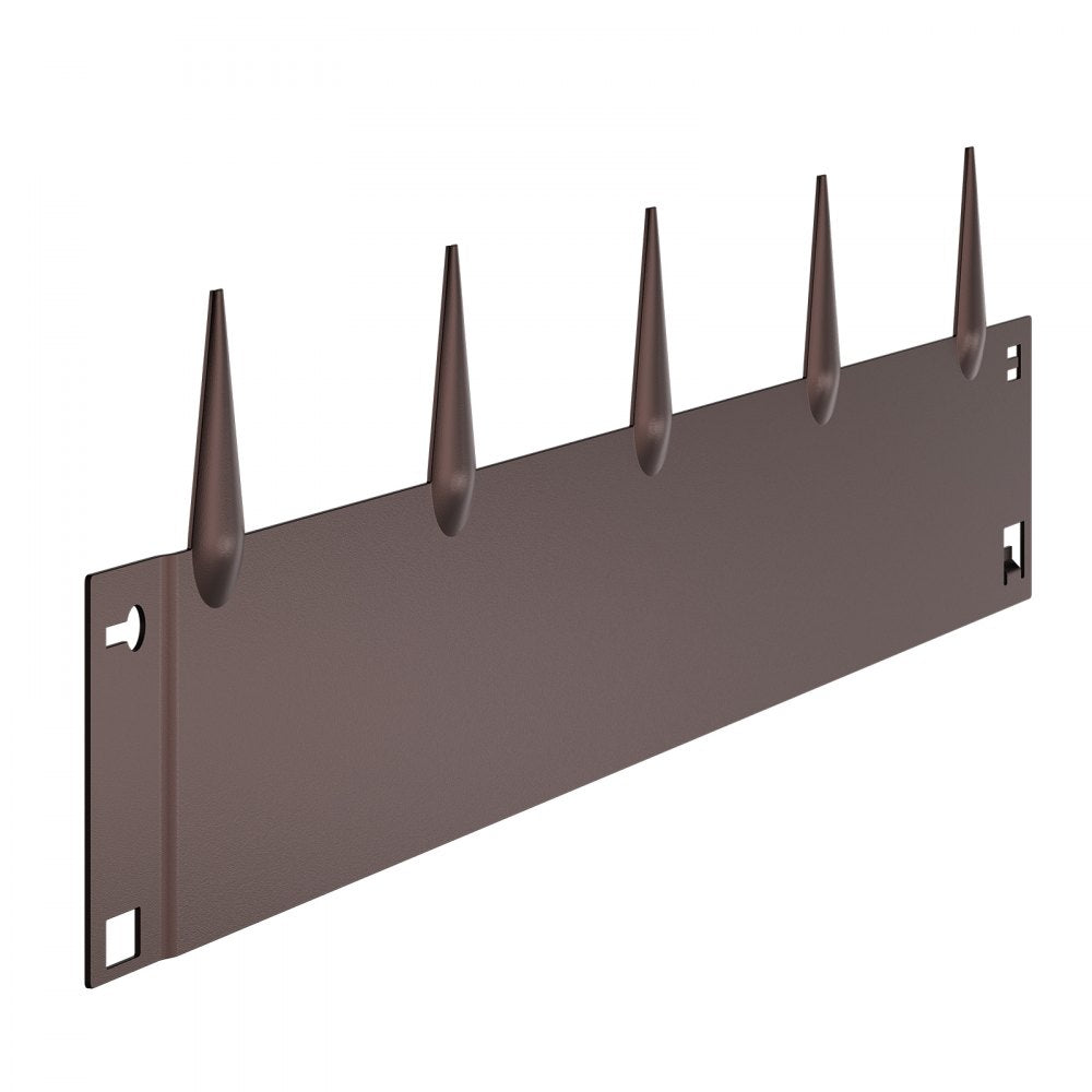 VEVOR Steel Landscape Edging 5 Packs 39 x 5in Rust-Resistant for Yard Brown