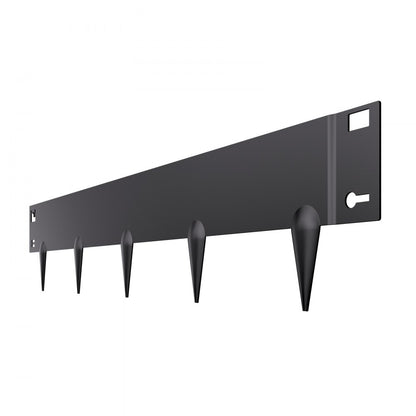 Steel Landscape Edging 5 Packs 39 x 4in Rust-Resistant for Yard Black