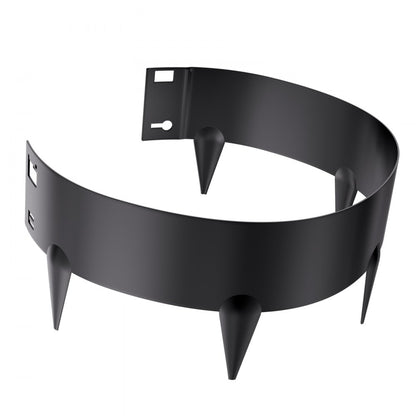 Steel Landscape Edging 5 Packs 39 x 4in Rust-Resistant for Yard Black