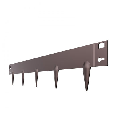Steel Landscape Edging 5 Packs 39 x 3in Rust-Resistant for Yard Brown