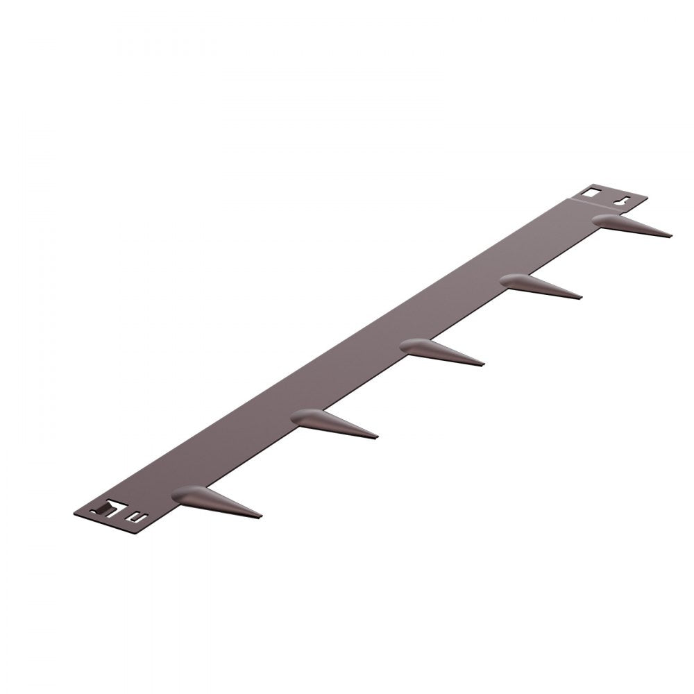 Steel Landscape Edging 5 Packs 39 x 3in Rust-Resistant for Yard Brown