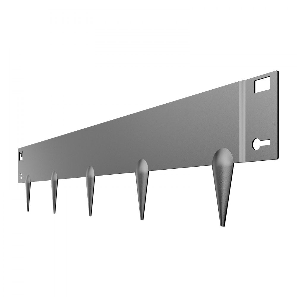Steel Landscape Edging 5 Packs 39 x 4in Rust-Resistant for Yard Dark Gray