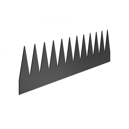 Steel Landscape Edging 6 Packs 40 x 6in Rust-Resistant for Yard Black