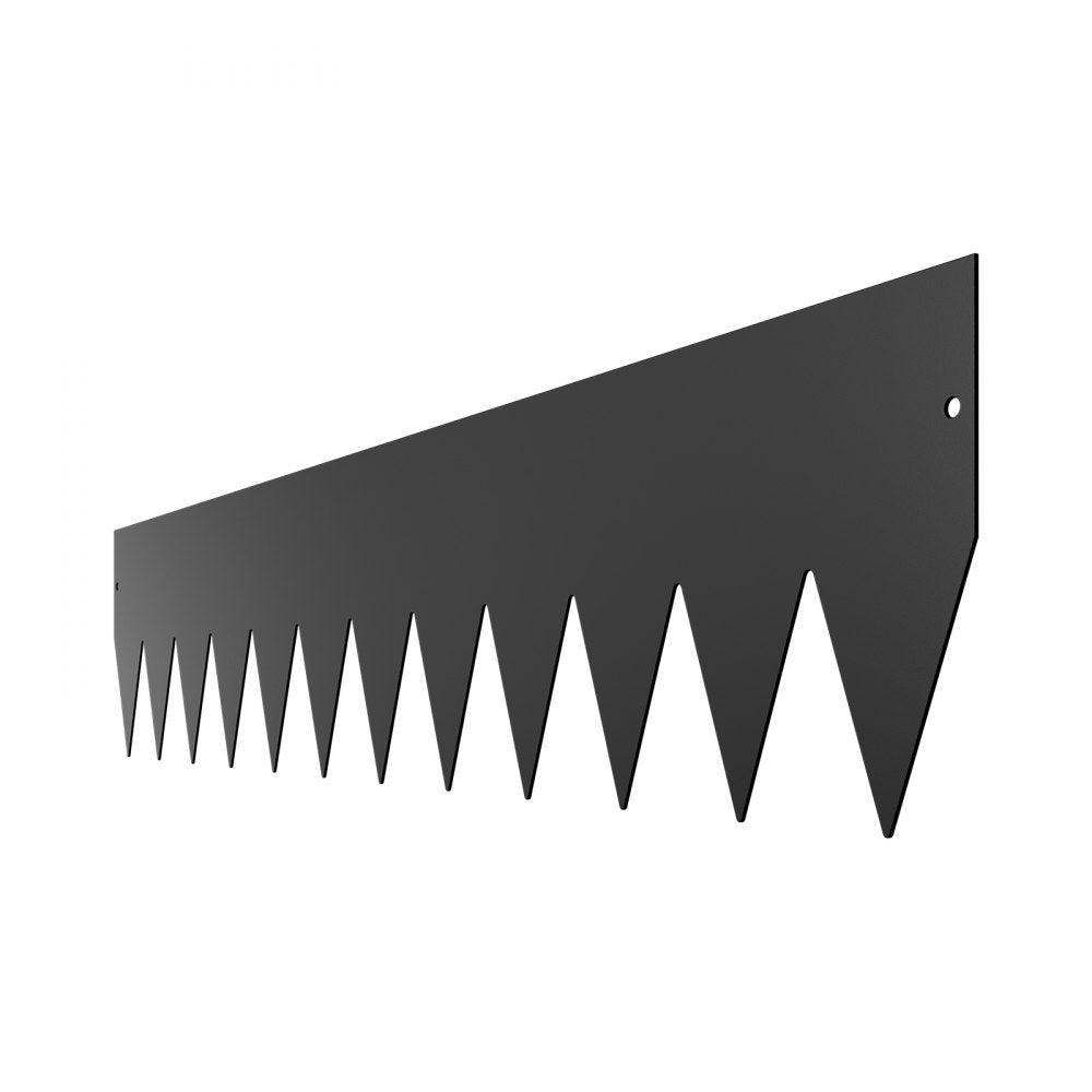 Steel Landscape Edging 6 Packs 40 x 8in Rust-Resistant for Yard Black