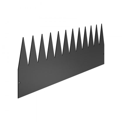Steel Landscape Edging 6 Packs 40 x 8in Rust-Resistant for Yard Black
