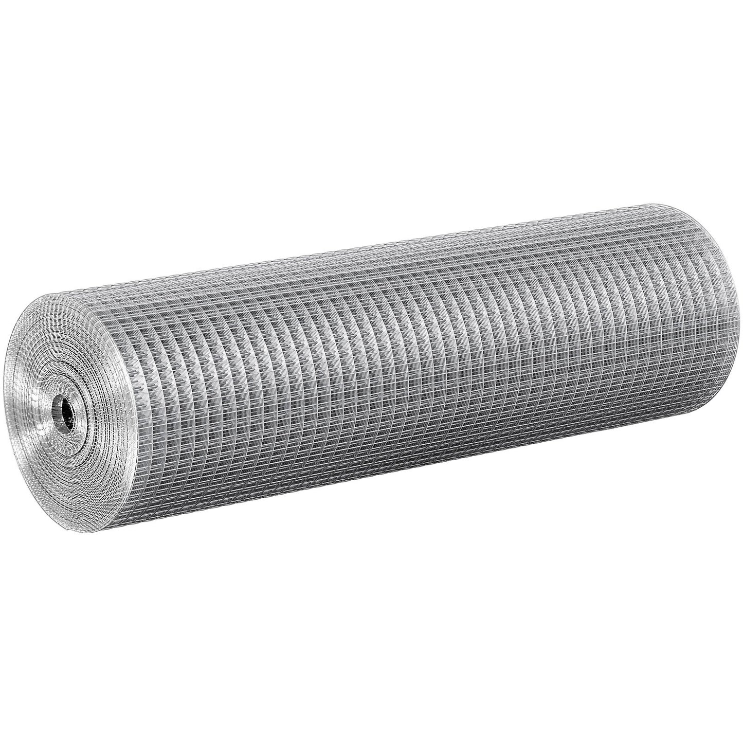 Hardware Cloth 12.7 mm 610 mm x 15.24 m 19 Gauge Chicken Wire Fence, Hot-Dip Galvanized After Welding Metal Wire Mesh Roll, Garden Plant Welded Fencing Roll Supports Poultry Netting Cage Fence