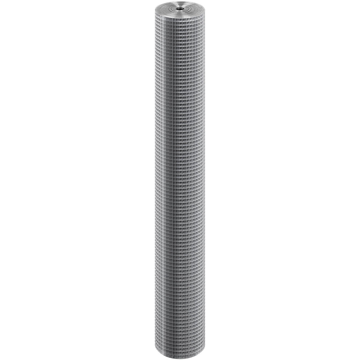 Hardware Cloth 12.7 mm 1220 mm x 15.24 m 19 Gauge Chicken Wire Fence, Hot-Dip Galvanized After Welding Metal Wire Mesh Roll, Garden Plant Welded Fencing Roll Supports Poultry Netting Cage Fence