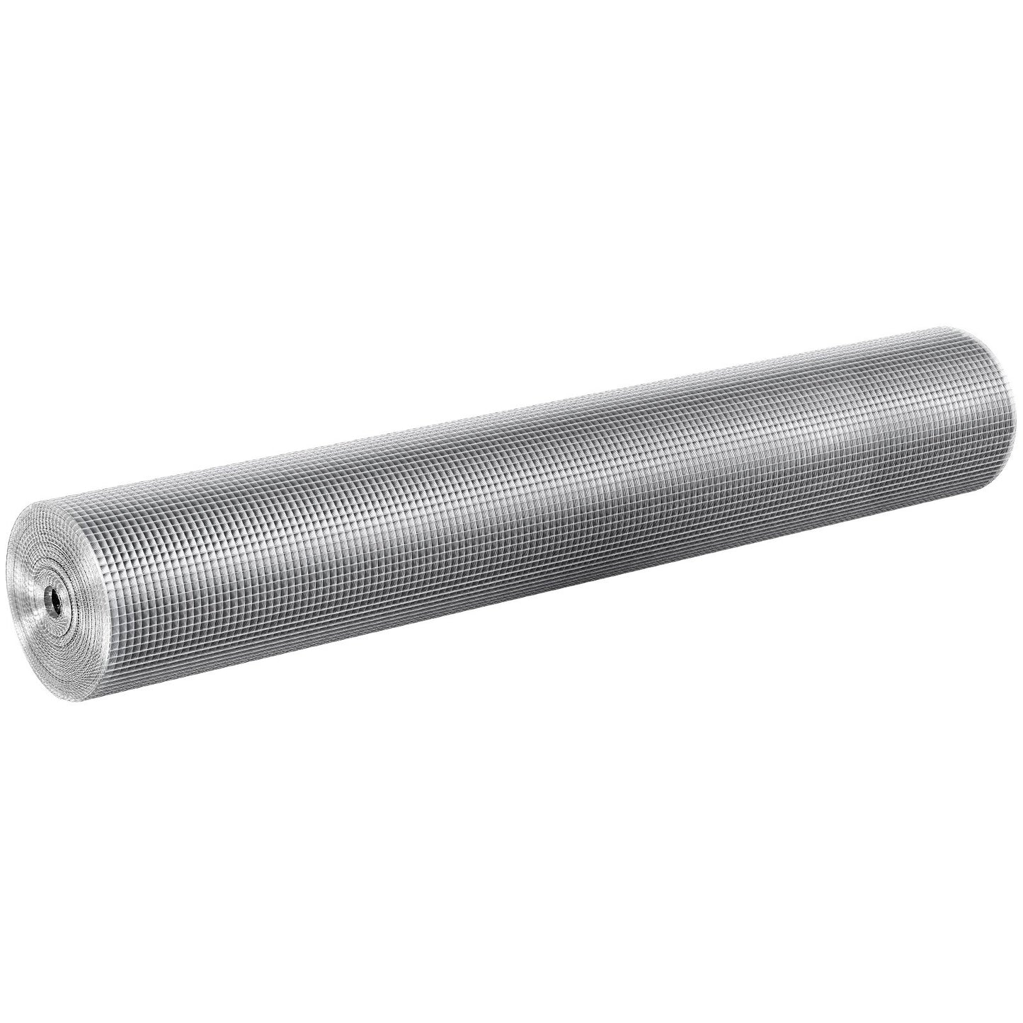 Hardware Cloth 6.35 mm 915 mm x 15.24 m 23 Gauge Chicken Wire Fence, Hot-Dip Galvanized After Welding Metal Wire Mesh Roll, Garden Plant Welded Fencing Roll Supports Poultry Netting Cage Fence