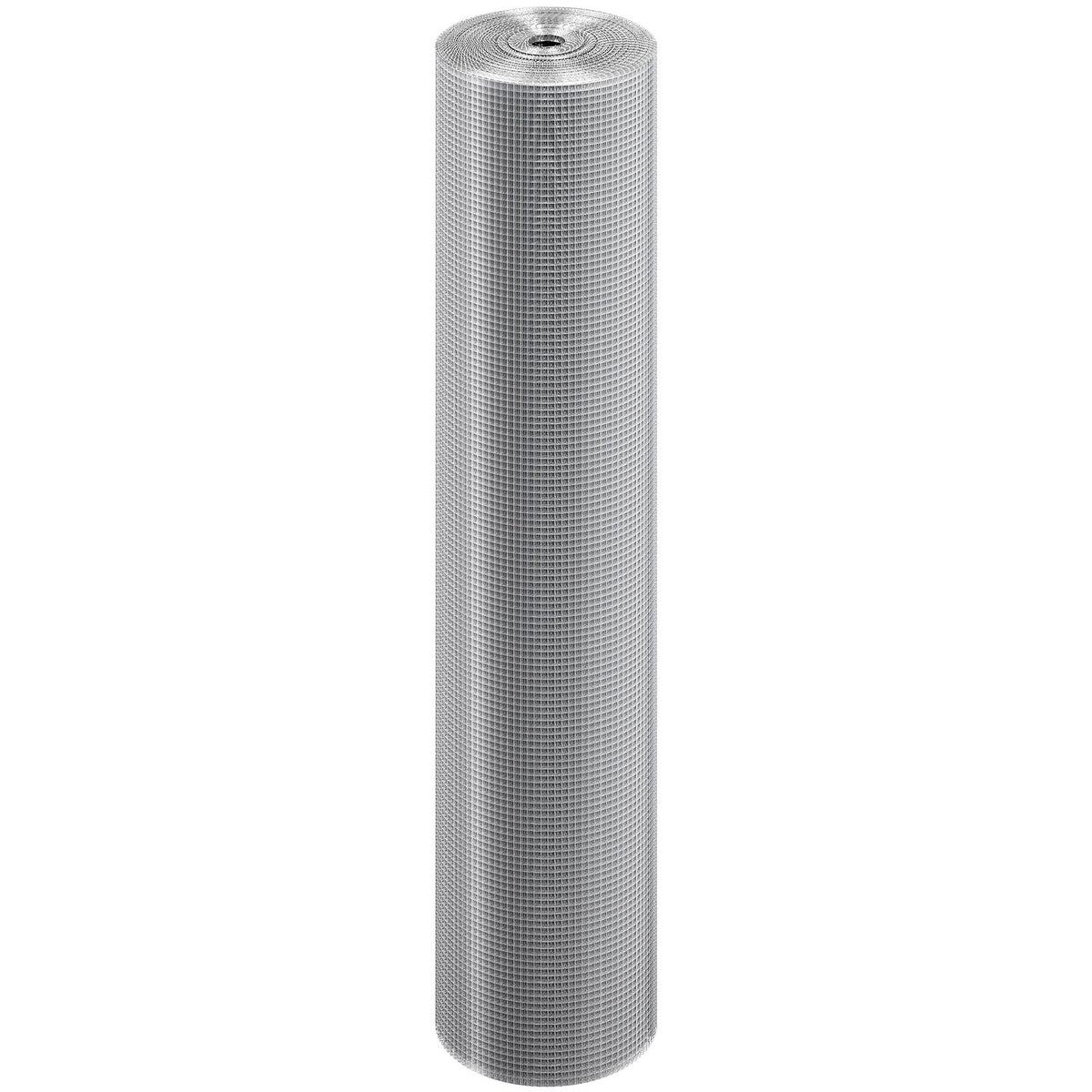 Hardware Cloth 6.35 mm 915 mm x 30.48 m 23 Gauge Chicken Wire Fence, Hot-Dip Galvanized After Welding Metal Wire Mesh Roll, Garden Plant Welded Fencing Roll Supports Poultry Netting Cage Fence