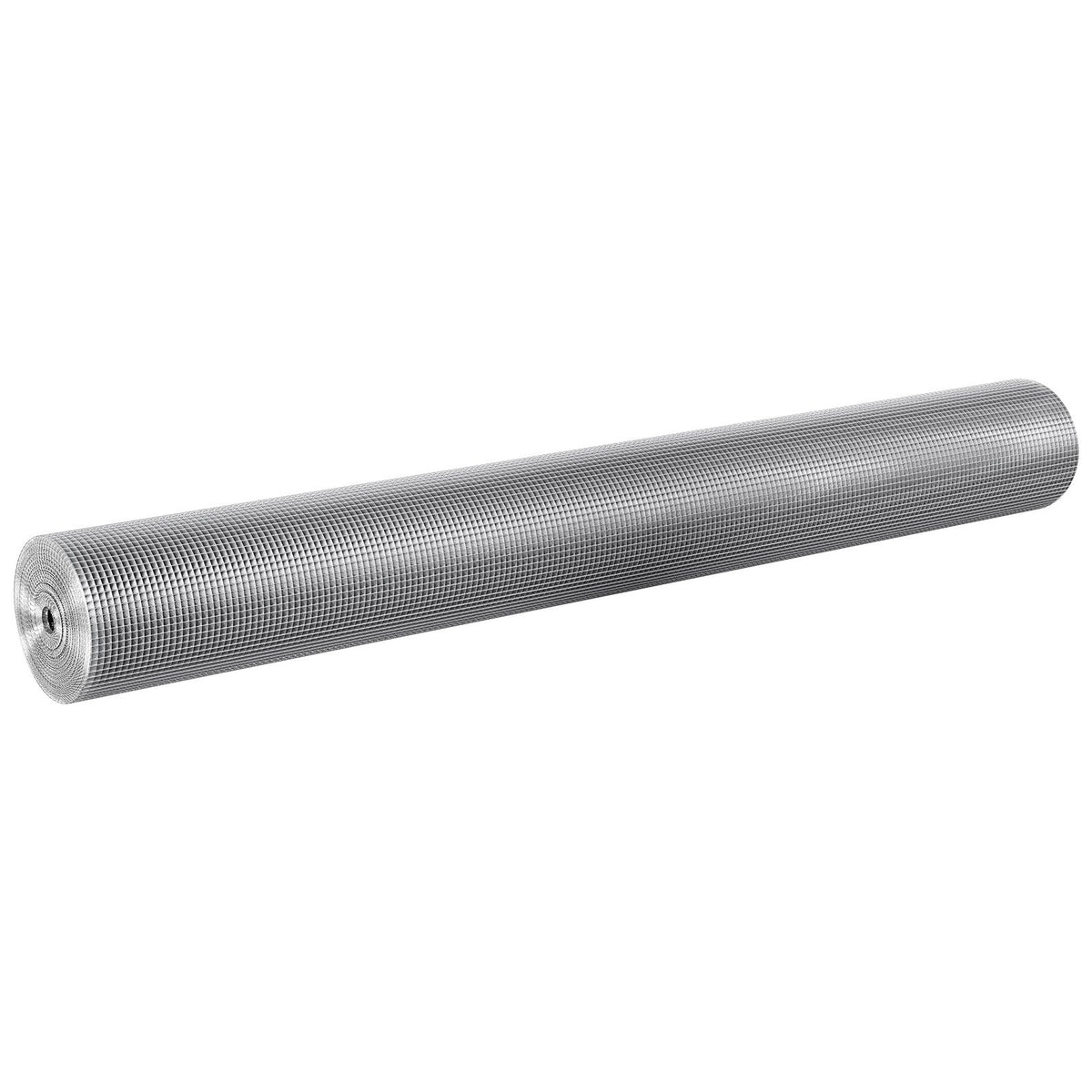 Hardware Cloth 6.35 mm 1220 mm x 15.24 m 23 Gauge Chicken Wire Fence, Hot-Dip Galvanized After Welding Metal Wire Mesh Roll, Garden Plant Welded Fencing Roll Supports Poultry Netting Cage Fence