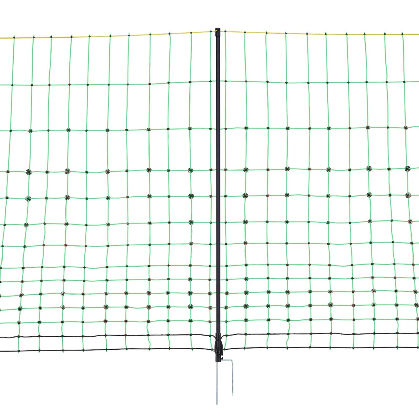Electric Fence Netting, 1.27 m x 50 m, Livestock Net Fencing with Posts & Stakes, Portable Mesh Nets for Goats, Sheep, Deer, Hogs, Dogs, Electric Fencing for Backyards, Gardens, Farms, Ranches