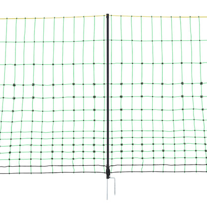 Electric Fence Netting, 1.27 m x 50 m, Livestock Net Fencing with Posts & Stakes, Portable Mesh Nets for Goats, Sheep, Deer, Hogs, Dogs, Electric Fencing for Backyards, Gardens, Farms, Ranches