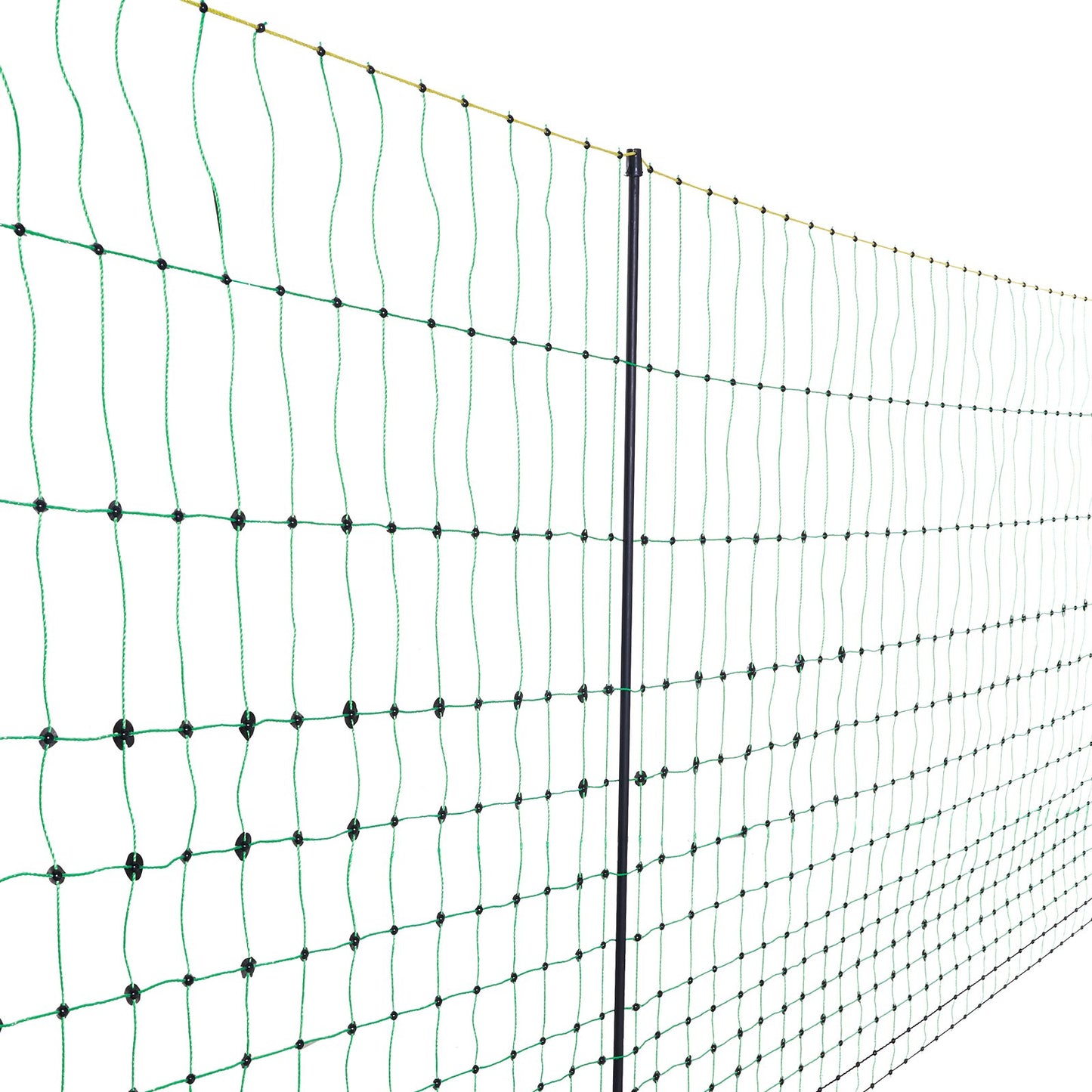 Electric Fence Netting, 1.27 m x 50 m, Livestock Net Fencing with Posts & Stakes, Portable Mesh Nets for Goats, Sheep, Deer, Hogs, Dogs, Electric Fencing for Backyards, Gardens, Farms, Ranches