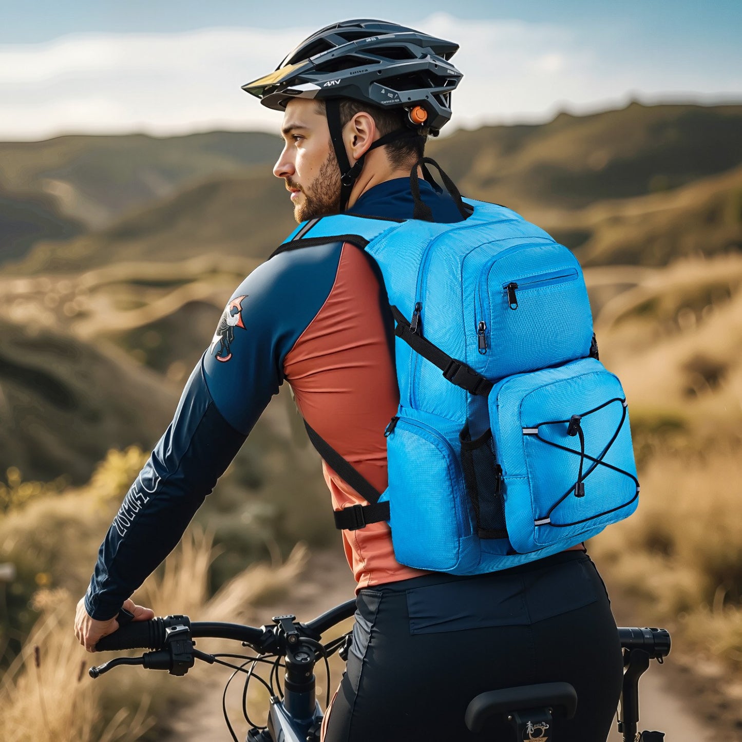 Hydration Backpack, 25L Insulated Hydration Pack Backpack with 2L TPU Water Bladder, Hiking Water Backpack with Storage for Men Women, Hydro Water Daypack for Hiking Running Cycling Camping