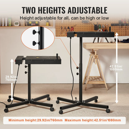 High Power 41cm x 41cm Flash Dryer for Screen Printing with Adjustable Stand