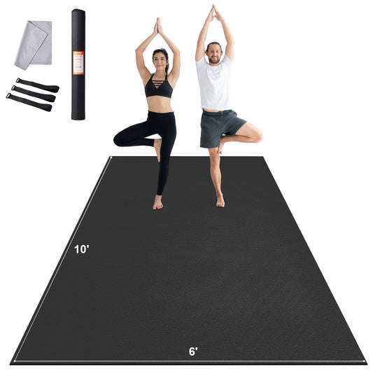 VEVOR Exercise Mat, Non Slip High Density Premium Yoga Mat, Exercise Yoga Mat for