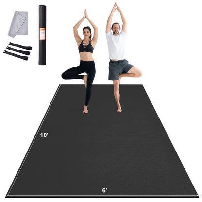 Premium Non-Slip Yoga Mat - 3x1.8m High-Density, Cushioned & Portable Mat